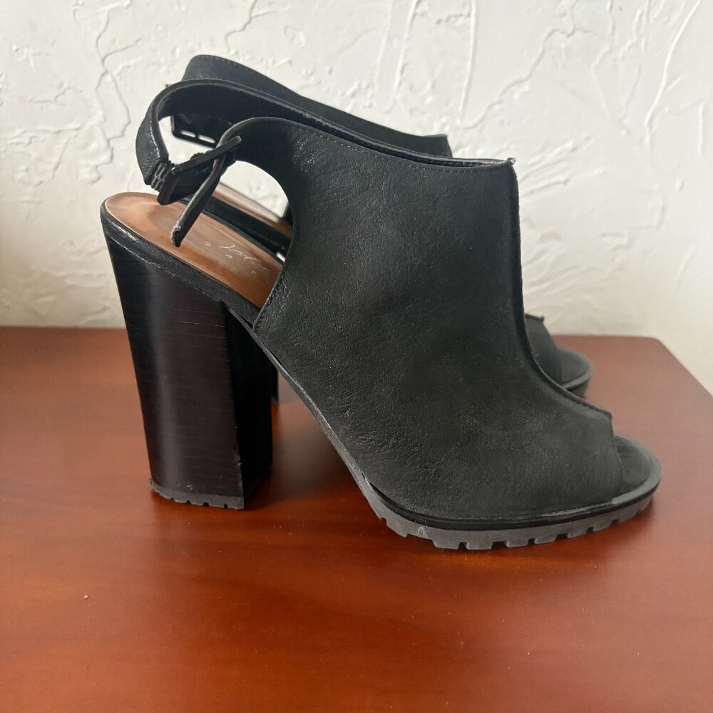 Lord & Taylor 424 Fifth_Deanna_Open-Toe Leather Booties